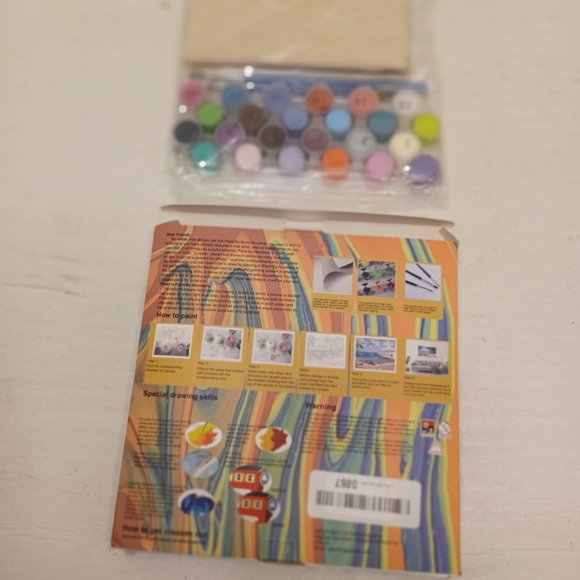 New DiY paint by number on fabric. - Picture 2 of 2